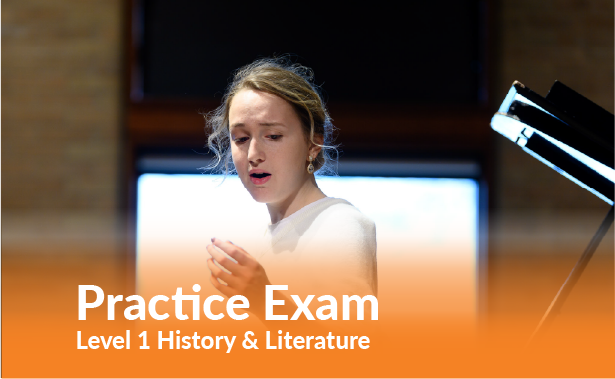Speech Arts & Drama: History & Literature Level 1 Practice Examinations